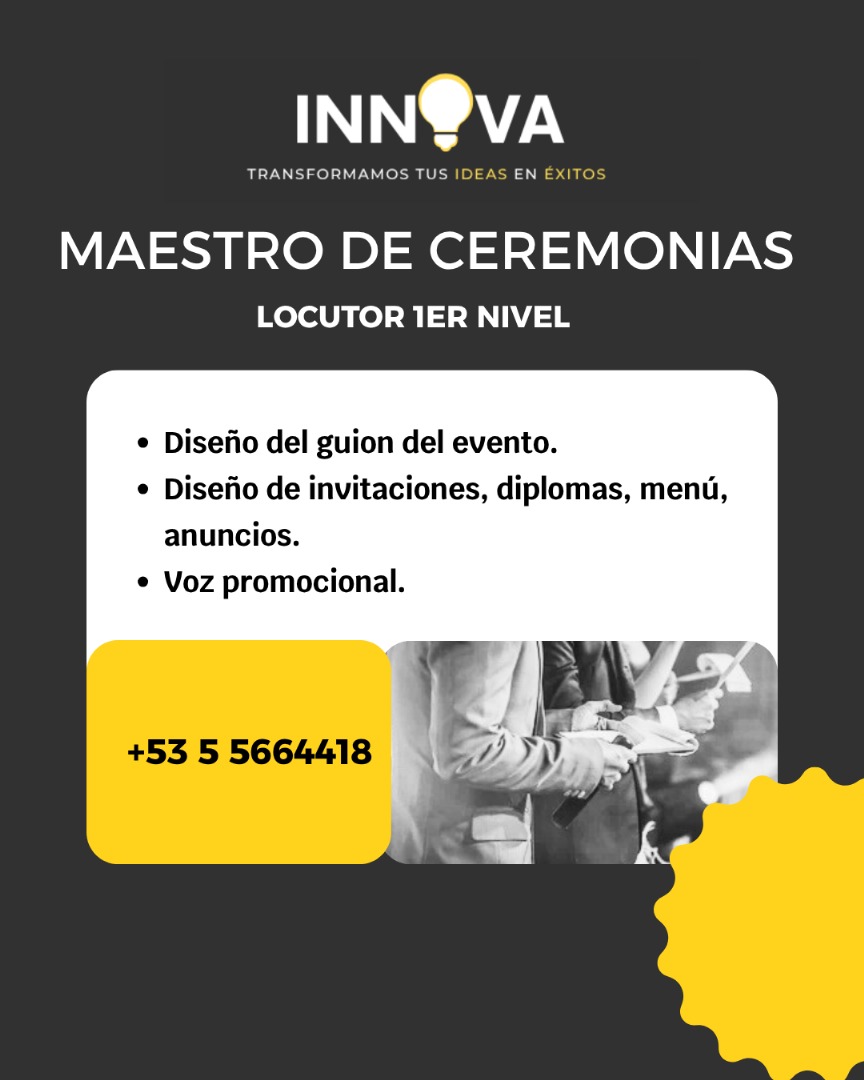 Maestros de ceremonia