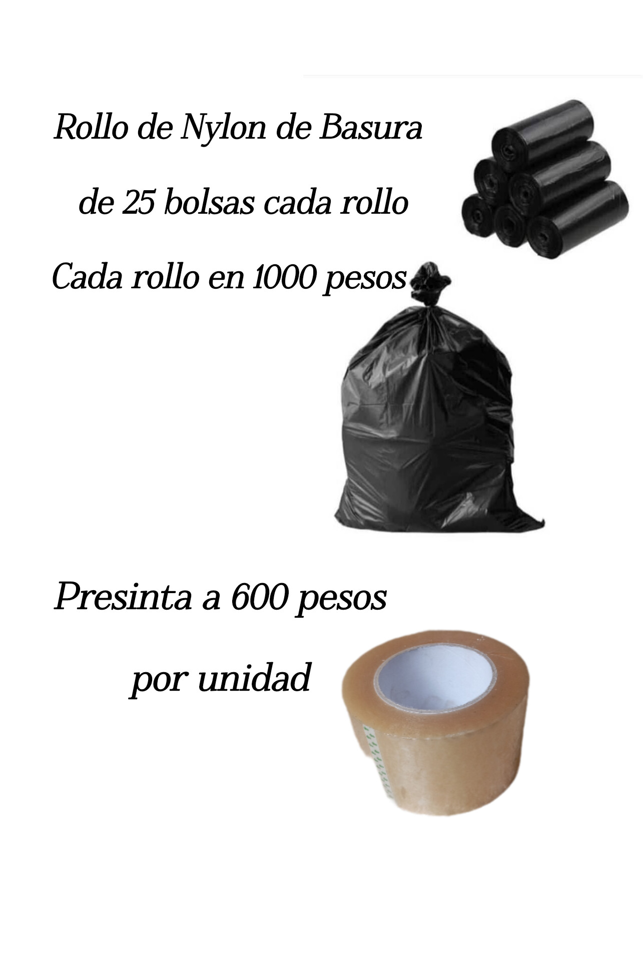 Bolsas de Basura 