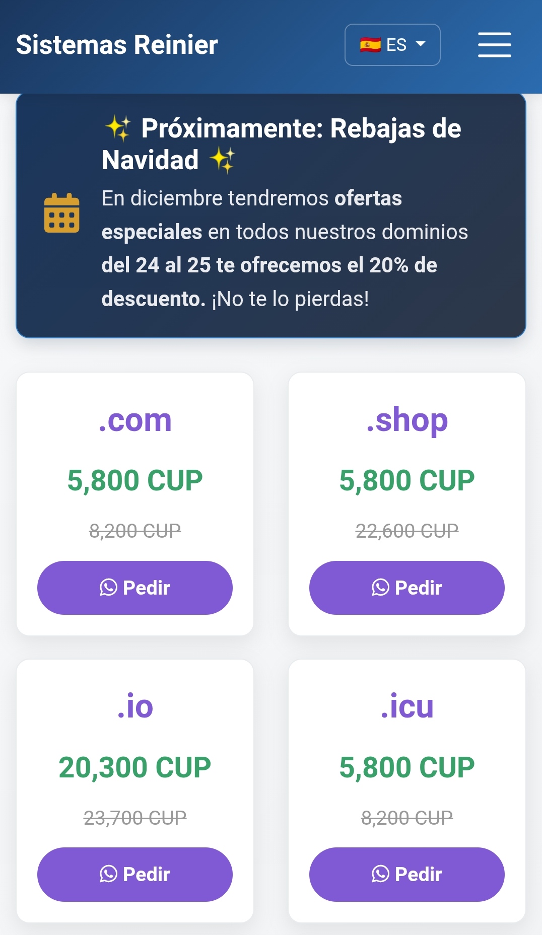 Registra tú dominio 